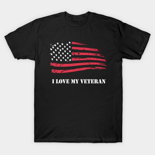 l love my veteran T-Shirt by barwarrior